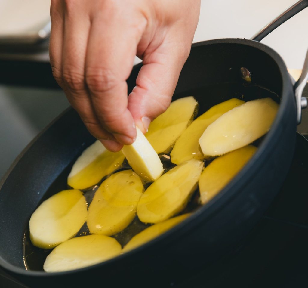 Papas con majaíllo